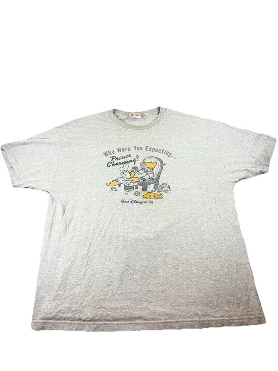 Disney Other - Vintage Walt Disney World Shirt Gray Grumpy Prince Charming 7 Dwarfs Y2K Sz 2xl